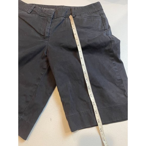 Talbots Women Perfect Shorts Bermuda Mid Rise Stretch JO3026 Cotton Black Size 2 - Picture 6 of 9
